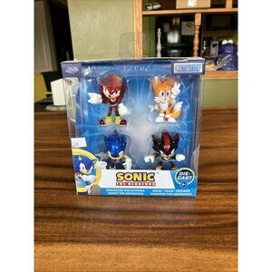 JADA Set of 4 Diecast Figures "Sonic The Hedgehog" Metalfigs - NEW/SEALED